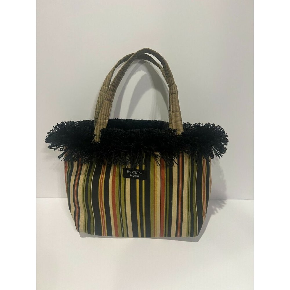 Bagolitas striped multicolor purse by Janice